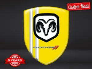 Dodge Harzabzeichen Exklusive Optik High-End Fahrzeugfolien